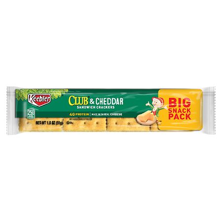 Keebler Cracker Packs Club & Cheddar 1.8oz