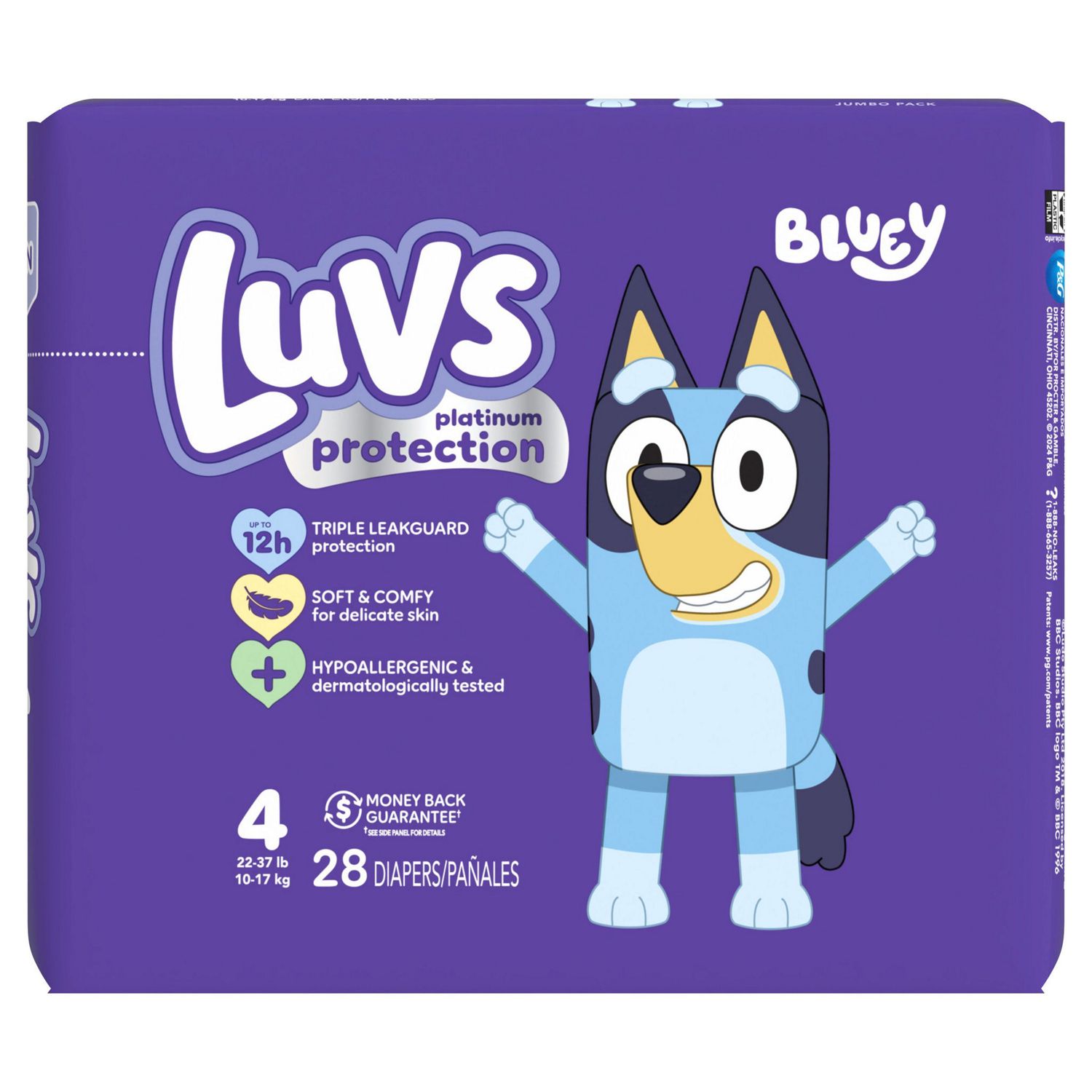 Luvs Triple Leakguards Diapers, Size 4, 29 ct | CVS