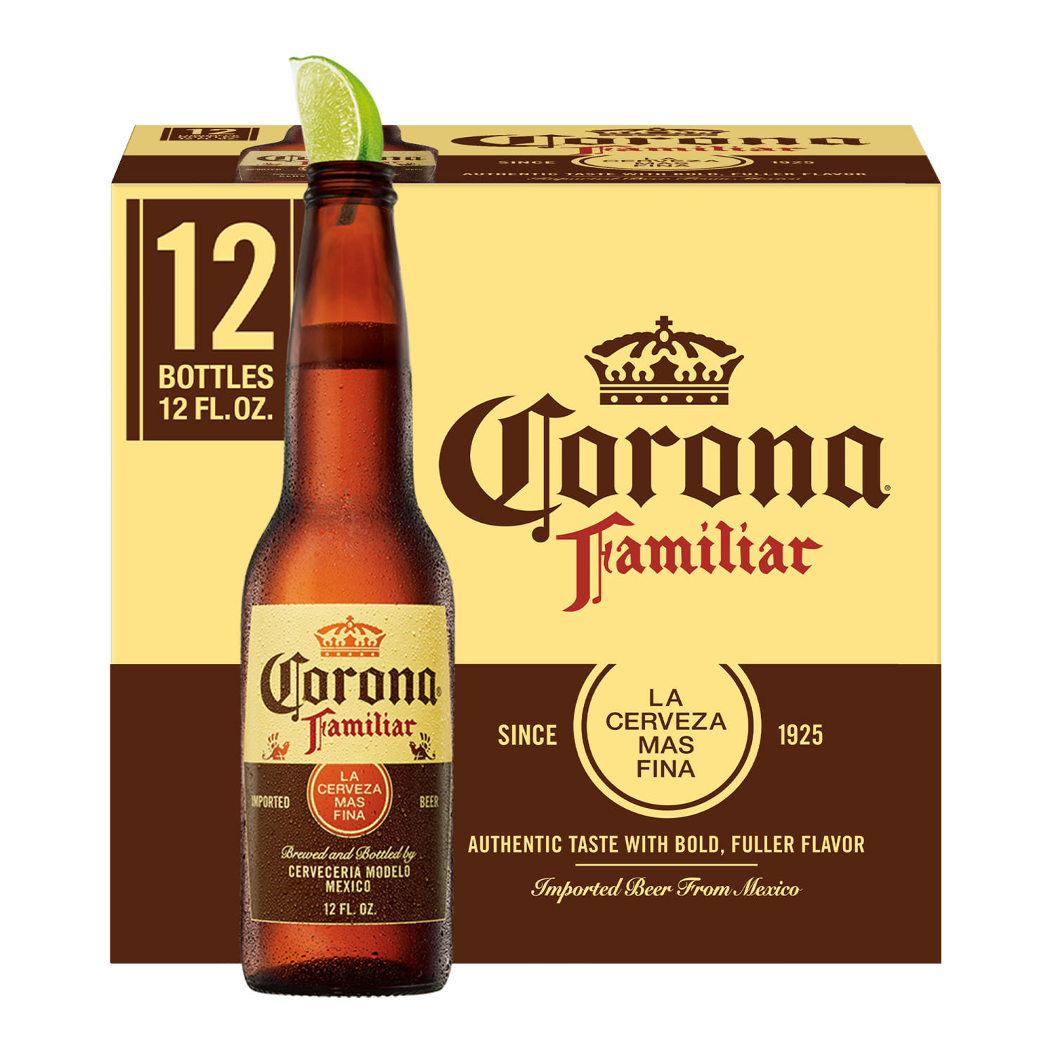 Corona Familiar Mexican Lager Beer, 12 fl. oz. bottle, 12 pk.