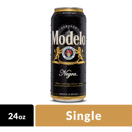 Modelo Negra Mexican Amber Lager Beer, 24 fl oz Can, 5.4% ABV