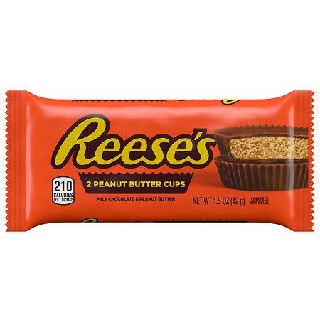 REESES MILK CHOCOLATE PEANUT BUTTER CUP STANDARD BAR