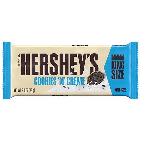 Hershey's, Cookies 'n' Crème King Size Candy Bar, 2.6 Oz