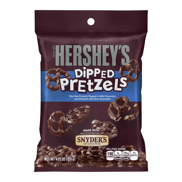 Hershey s Milk Chocolate Dipped Pretzels  4.25 oz