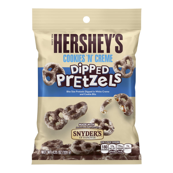 Hershey s  Cookies  n  Creme Dipped Pretzels  4.25 oz