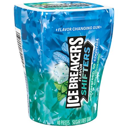 Ice Breakers Sugar-Free Gum Flavor Shifters Wintergreen/Cool mint - 3.24oz