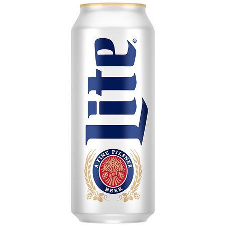 Miller Lite Beer- 24 fl oz Can