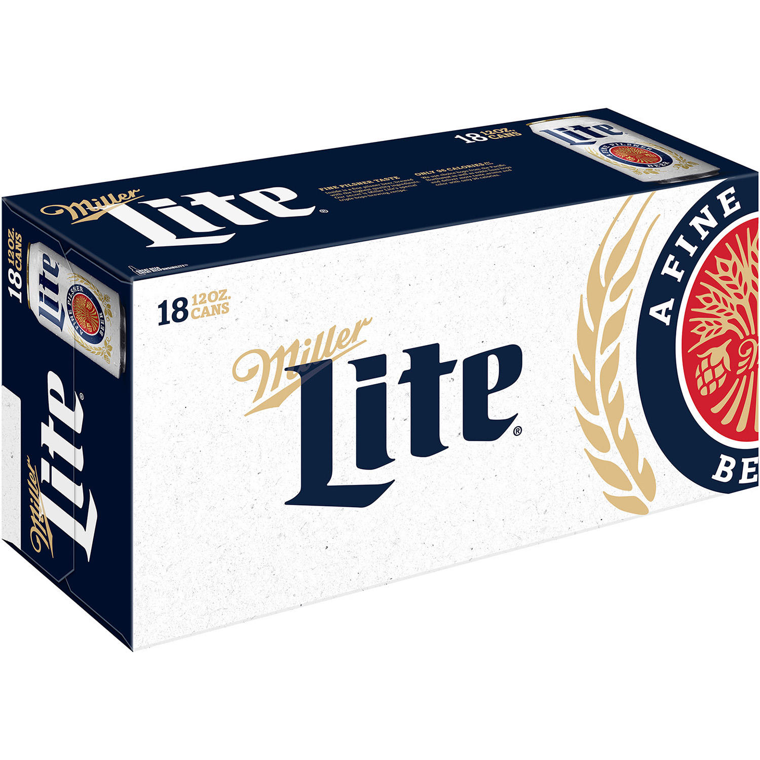 Miller Lite Beer - 18pk / 12oz Cans