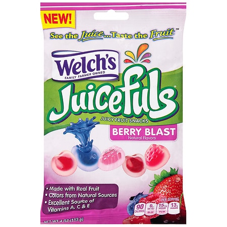 Welch's Juicefuls Berry Blast - 4.0 oz