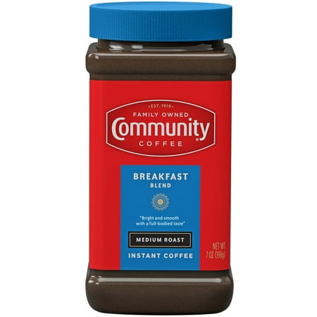 Community® Coffee Breakfast Blend Medium Roast Instant Coffee 7 oz Jar