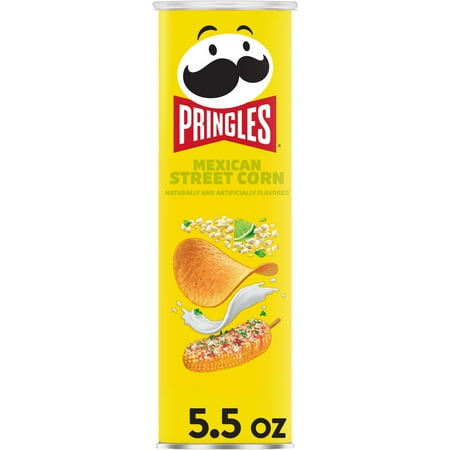 Pringles Elote Mexican Street Corn Potato Crisps Chips  Lunch Snacks  5.5 oz
