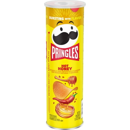 Pringles Hot Honey Potato Crisps Chips  Lunch Snacks  5.5 oz