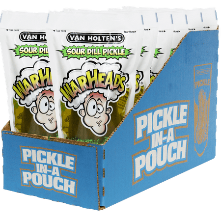 Van Holten’s - Jumbo WARHEADS Pickle-In-A-Pouch - 12 pk