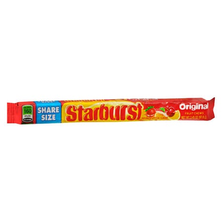 Starburst Original Fruit Chews Gummy Candy  Share Size - 3.45 oz