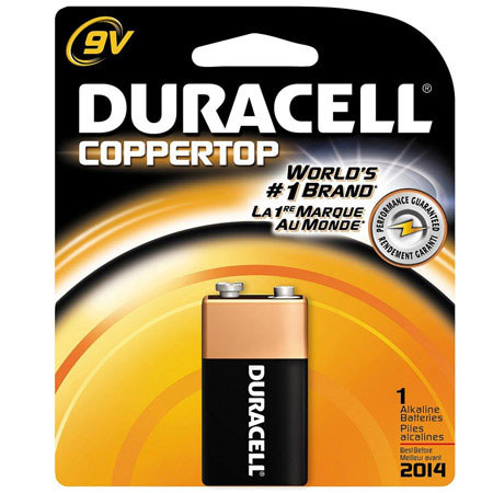 Duracell 9V Alkaline Battery  1 count