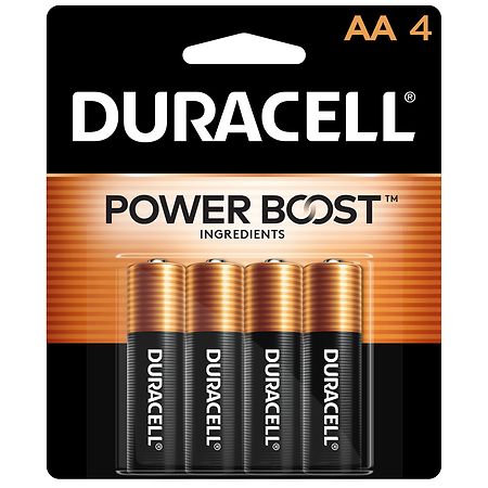Duracell Coppertop AA Batteries - 4pk Alkaline Battery: Household Use, 1.5V, Single-Use