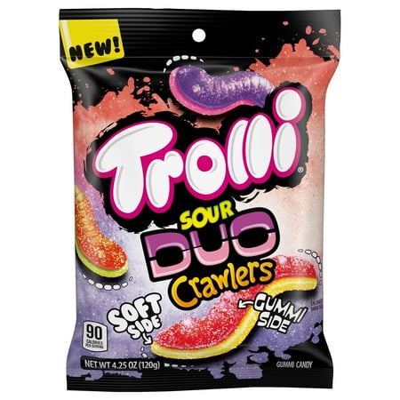Trolli Flipside Duo Crawlers 4.25 Ounce Peg
