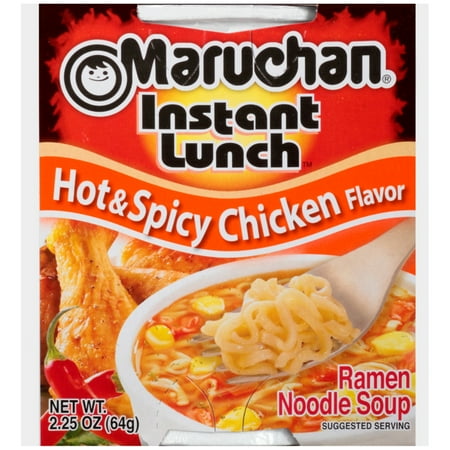 HOT & SPICY CHICKEN TORTILLA FLAVOR RAMEN NOODLE SOUP, HOT & SPICY CHICKEN TORTILLA