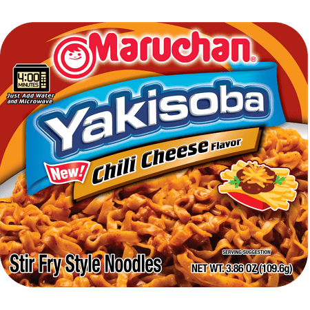 Maruchan Yakisoba Chili Cheese Flavor Noodles  3.86 oz Shelf Stable Package