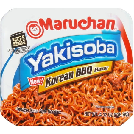Maruchan Yakisoba Korean BBQ Flavor Noodles  4.12 oz Shelf Stable Package