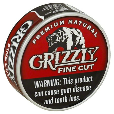 Grizzly Fine Cut Natural Can