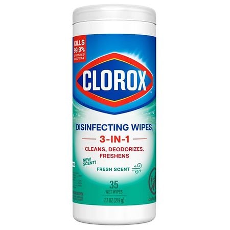 Clorox Bleach-Free Disinfecting Cleaner Wipes  Fresh Scent  35 Count