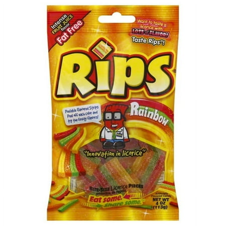 RAINBOW BITE-SIZE LICORICE PIECES