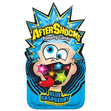 AfterShocks Popping Candy Blue Raspberry - 0.33 OZ