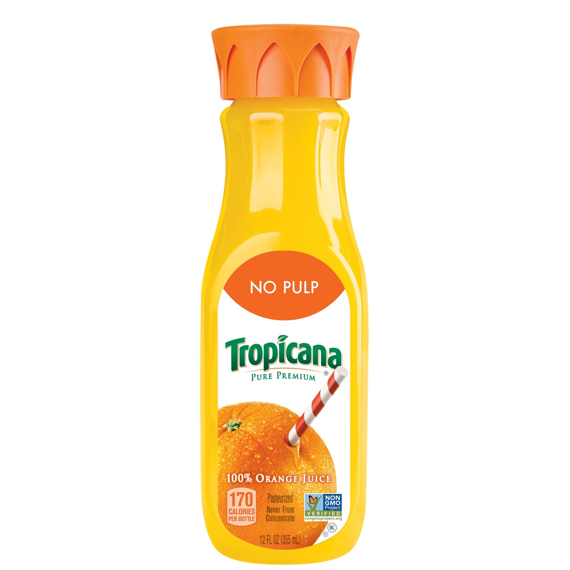 Tropicana No Pulp 100% Orange Juice 11oz