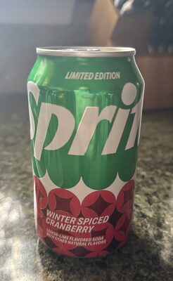 Sprite Winter Spiced Cranberry 12oz Can