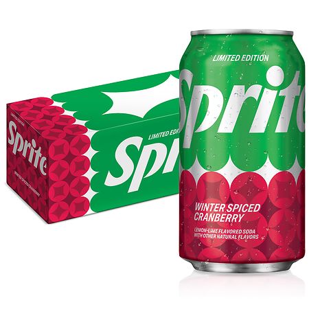 Sprite Winter Spiced Cranberry 12pk 12oz Cans