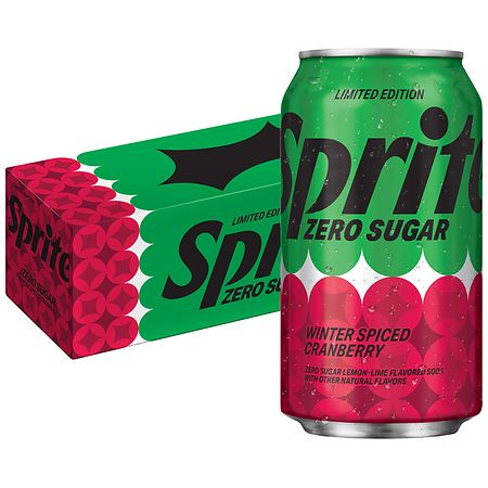 Sprite Winter Spiced Cranberry Zero Sugar 12pk 12oz Cans