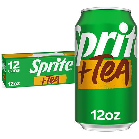 Sprite Lemon-Lime + Tea Soda 12pk 12oz Cans