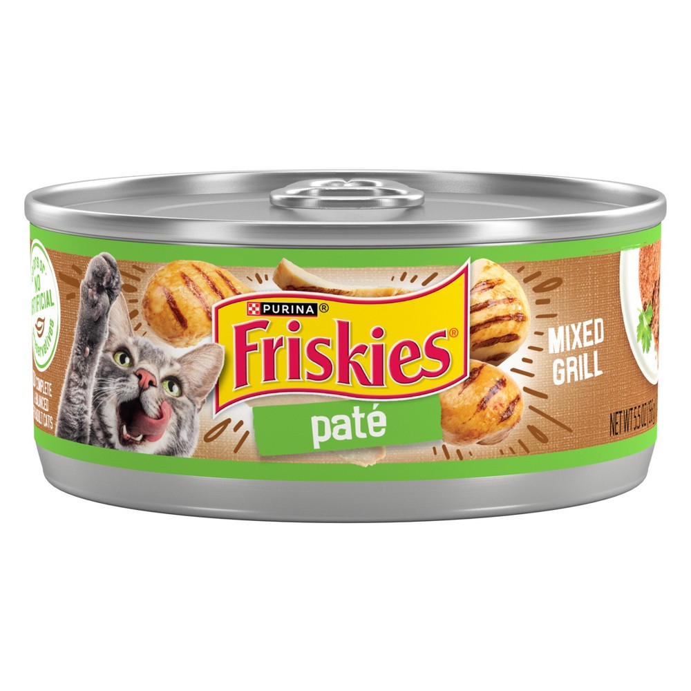 Purina Friskies Paté Chicken Flavor Wet Cat Food Mixed Grill - 5.5oz