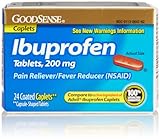 Good Sense Ibuprofen, 200 mg Caplets, 24 Count