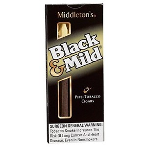 Middleton 4620 Black & Mild Pipe Tobacco Cigars - Case Of 10