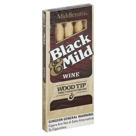 Black & Mild Wine Wood Tip 5pk