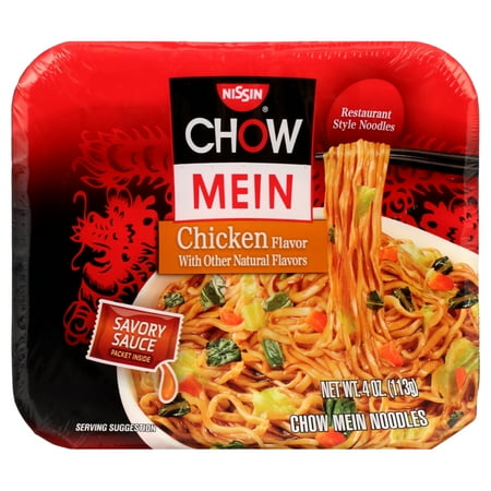 NISSIN, PREMIUM CHOW MEIN NOODLES, CHICKEN