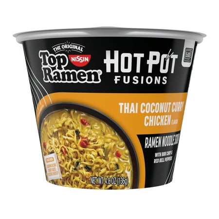 Top Ramen Hot Pot Fusions Thai Curry Chicken