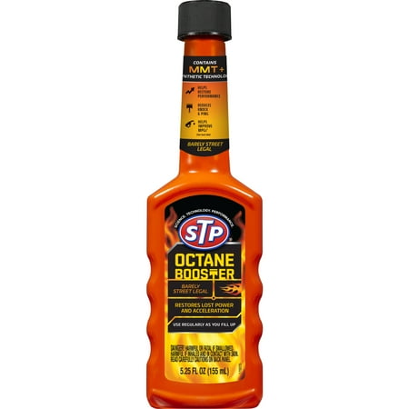 STP Octane Booster Fuel Additive for Gasoline Engines  5.25 fl oz
