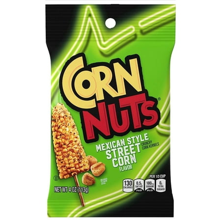 CORN NUTS Mexican Street Corn Crunchy Corn Kernels 4 Ounce Bag (2-Pack)