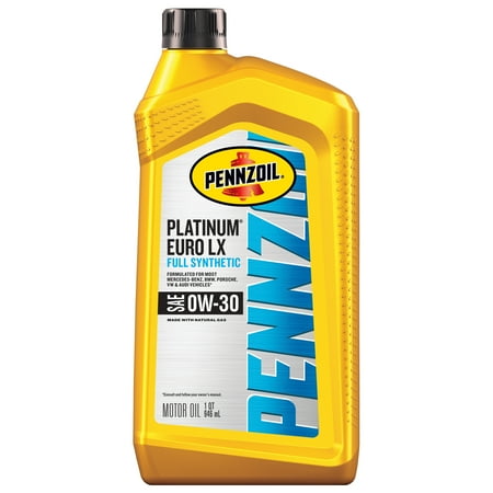 Pennzoil Platinum Euro LX Full Synthetic 0W-30 Motor Oil  1 Quart