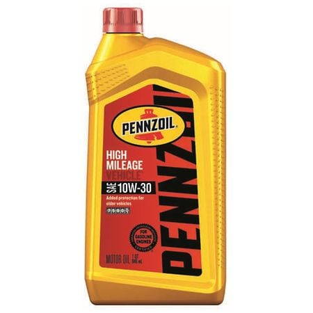 Pennzoil High Mileage 10W-30 Motor Oil  1 Quart