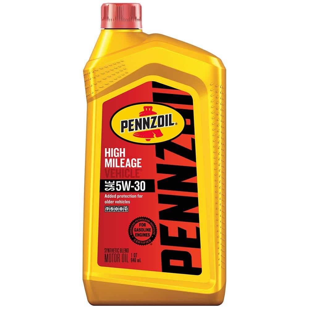 Pennzoil High Mileage 5W-30 Motor Oil  1 Quart