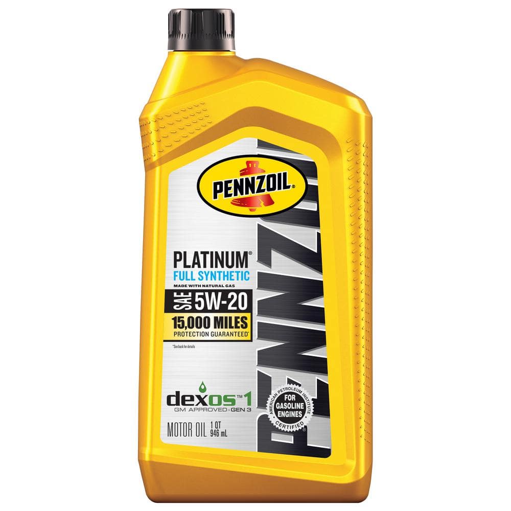 Pennzoil Platinum Full Synthetic 5W-20 Motor Oil  1 Quart