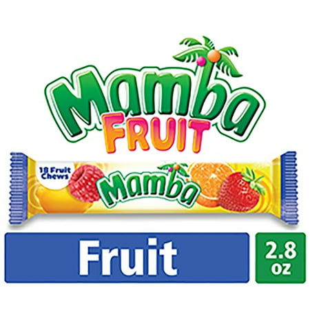 Mamba Fruit Chews Candy, 18 Pieces