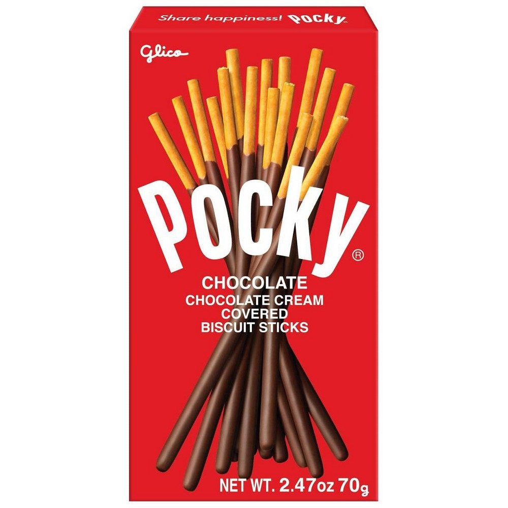 GLICO, POCKY, CHOCOLATE CREAM COVERED BISCUIT STICKS