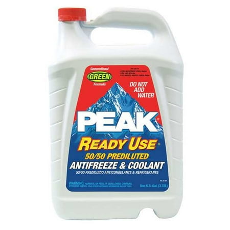 PEAK 50/50 Ready Use Antifreeze & Coolant -20°F to +276°F  1 gal Jug