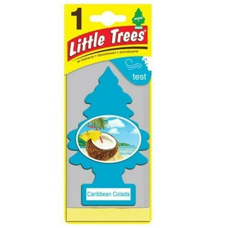 Little Trees U2S22024 Air Fresheners Caribbean Colada - Pack of 12 & Pack of 2