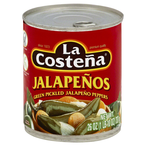 GREEN PICKLED JALAPENO PEPPERS