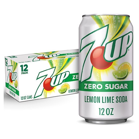7Up Zero Sugar Lemon-Lime Soda 12pk 12oz Cans